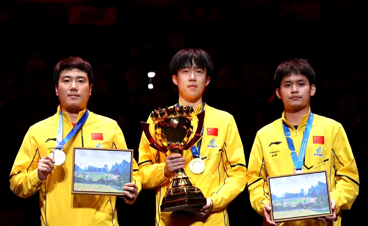 包含中国乒乓球队翻盘韩国乒乓球队，马龙一己之力扛起全队的词条