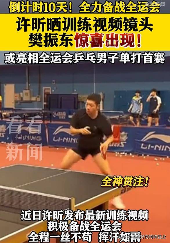 法国乒乓球队碾压中国乒乓球队，许昕送出助攻